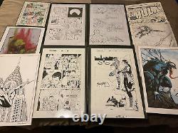 Original Comic Book Art Page Lot And More Marvel Spider Man Wolverine Punisher