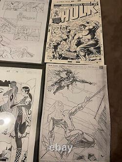 Original Comic Book Art Page Lot And More Marvel Spider Man Wolverine Punisher