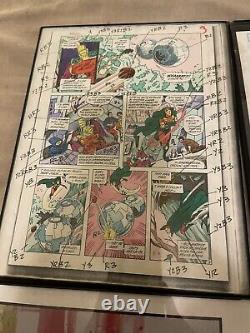 Original Comic Book Art Page Lot And More Marvel Spider Man Wolverine Punisher