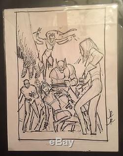 Original Comic Book Art Wolverine #25 Cover Design John Romita Jr. Autograph