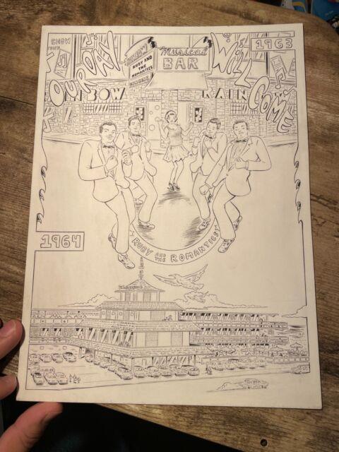 Original Comic Art Jasorka Wildwood Days Of Doo Wop Ruby & Romantics