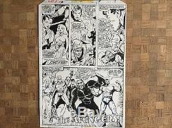 Original Comics Art The Avengers