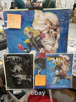 Original Cover Art For Nucleus #1 1979 Comic Early Cerebus Appearance