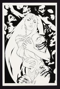 Original Cover Art for Vampirella #15B (2002) by Tony Harris & Ray Snyder