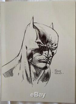 Original DAVID FINCH Batman Comic Art Sketch