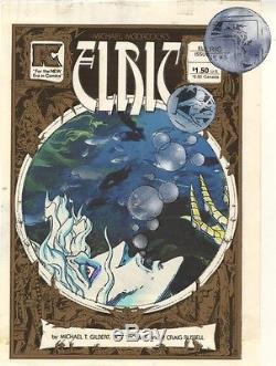 Original ELRIC #3 COVER & colors MIKE GILBERT & P. CRAIG RUSSELL 1982. SIGNED