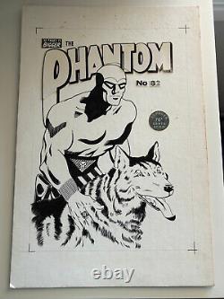 Original Frew The Phantom Cover Art for comic issue 820 Australia 1985