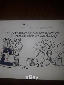 Original Hagar the Horrible Comic Strip Chris Browne 7-24-08 Viking Hangover