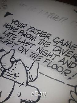 Original Hagar the Horrible Comic Strip Chris Browne 7-24-08 Viking Hangover