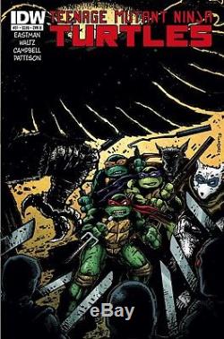 Original Kevin Eastman Art Teenage Mutant Ninja Turtles IDW Issue 31 cover art