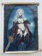 Original Lady Death Painting By Mall 22x29 Acrylics On Canvas U. S. Shipper