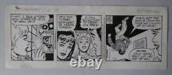 Original Marvel Art 1999 Stan Lee Spider-man Newspaper Comic Strips Wednesday