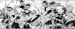 Original Marvel Comic Art INVADERS issue#12 pg 14 by Carlos Magno pencil and ink