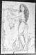 Original Signed Caesar Antomattei Wonder Woman Pencil Pinup 11x17