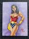 Original Signed Ed Coutts Wonder Woman Painted Commission 9x12 2008