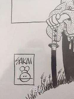 Original Stan Sakai sketch of Usagi Yojimbo
