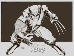 Original art Wolverine by Arthur Adams Rare collectible sketch for collectors
