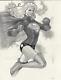 Original, Art, Mario Chavez, Pinup, Comics, 11x14 Inch, Supergirl, Sexy