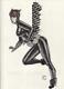 Original, Art, Mario Chavez, Pinup, Comics, 9x12 Inch, Catwoman