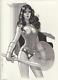 Original, Art, Mario Chavez, Pinup, Comics, 9x12 Inch, Selene, Sexy, Wonderwoman