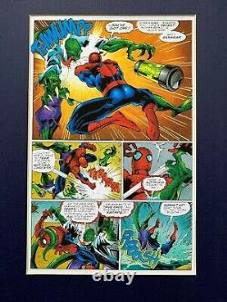 Original color guide for SPIDER-MAN UNLIMITED #19, pg 33, matted withcopy