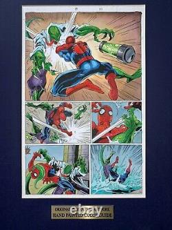 Original color guide for SPIDER-MAN UNLIMITED #19, pg 33, matted withcopy