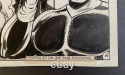 Original comic art CHALLENGERS OF THE UNKNOWN #73, pg. 15, GEORGE TUSKA art