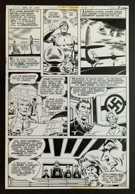 Original Comic Art Men Of War #21, Page 5, Dick Ayers & Romeo Tanghal