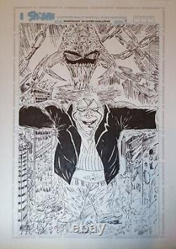 Original comic art Week 4 Spawn contest entrie detailed black and white Violater