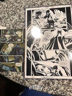 Original comic art interior pages Batman 600 Page 17