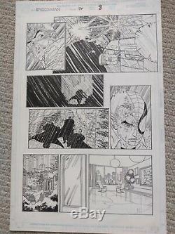 Original comic art page John Romita Jr. Spiderman