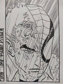 Original comic art page John Romita Jr. Spiderman
