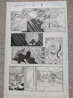 Original comic art page John Romita Jr. Spiderman