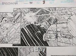 Original comic art page John Romita Jr. Spiderman