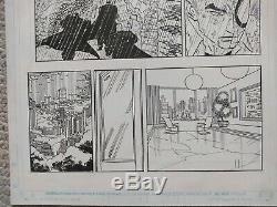 Original comic art page John Romita Jr. Spiderman