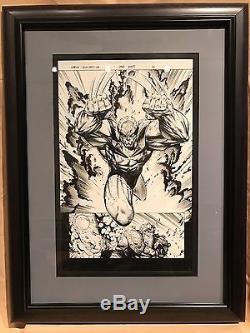 Original comic book art Wolverine/Cable Guts & Glory issue page 16