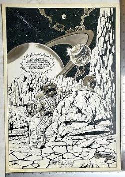 Original cover art for The Buyer's Guide for Comic Fandom #144, Aug. 20, 1976