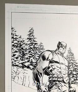 Original drawing of Wolverine by Josh George comic book art Logan Art 11x17 in