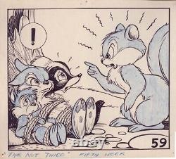 Original hand drawn Walt Disney Art from Golden Age