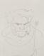 Primo Ah! Adam Hughes Original Wolverine Art 8.5x11 Pencil Sketch X-men Logan