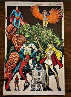 PRO ARTIST COMMISSION Comic Book Cover or 11x17 Artist Boards Marvel DC MOTU +