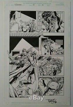 PUNISHER # 13 ALL ACTION! By TOM LYLE original ART PAGE