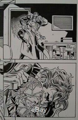 PUNISHER # 13 ALL ACTION! By TOM LYLE original ART PAGE