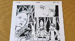 Paper Girls #15 pg. 11 Original Art Cliff Chiang signed