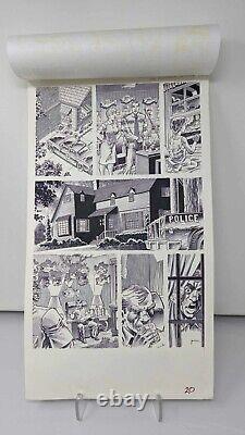 Pat Broderick Original Art Shadow House The Revenant Issue 2 Page 6 9.5 x 17