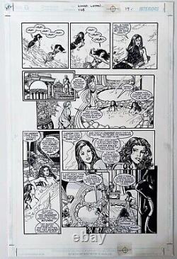 Phil Jimenez Wonder Woman Original Comic Art Page! Wonder Woman #168 2001