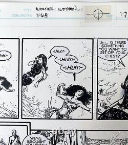 Phil Jimenez Wonder Woman Original Comic Art Page! Wonder Woman #168 2001