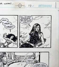 Phil Jimenez Wonder Woman Original Comic Art Page! Wonder Woman #168 2001