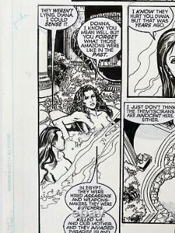 Phil Jimenez Wonder Woman Original Comic Art Page! Wonder Woman #168 2001