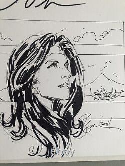 Phil Jimenez Wonder Woman Original Comic Art Sketch Pencils Ink + Charles Soule